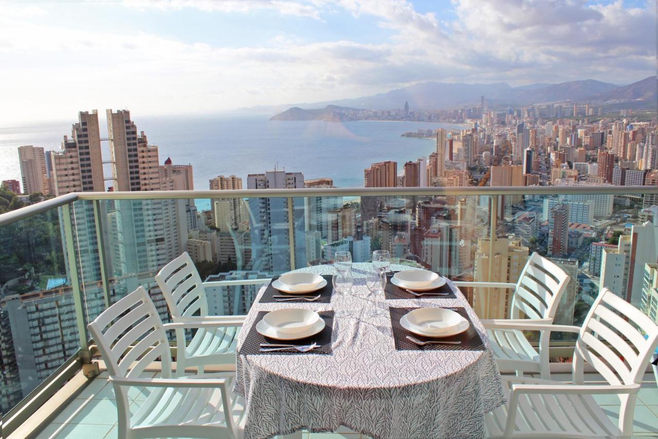 Skyline 26 Stunning Sea Views From A 2-Bedroom Apartment On The 26Th Floor Benidorm Eksteriør billede