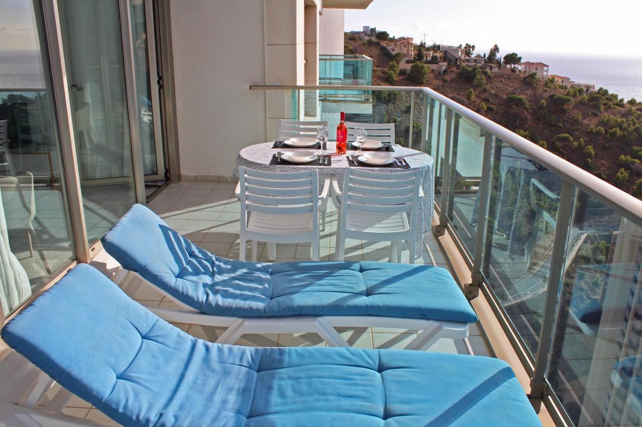 Skyline 26 Stunning Sea Views From A 2-Bedroom Apartment On The 26Th Floor Benidorm Eksteriør billede