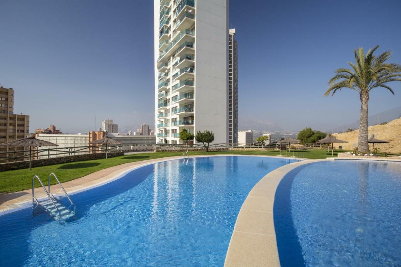 Skyline 26 Stunning Sea Views From A 2-Bedroom Apartment On The 26Th Floor Benidorm Eksteriør billede